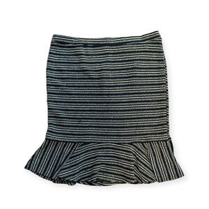 Cato Black and White Patterned Pencil Skirt!